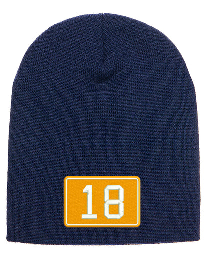 18 Embroidered Winter Hat