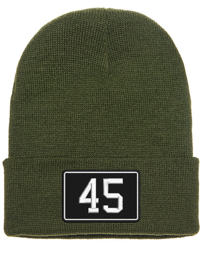 45 Embroidered Winter Hat