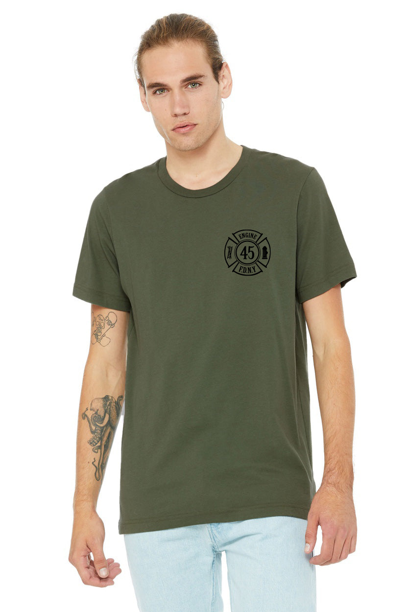 Engine 45 Military Green Tee
