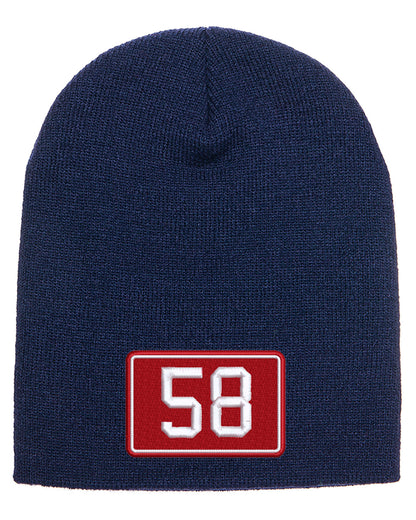 58 Embroidered Winter Hat