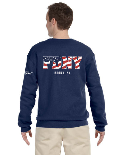 Engine 45 Ladder 58 House Lightweight Crewneck Sweatshirt