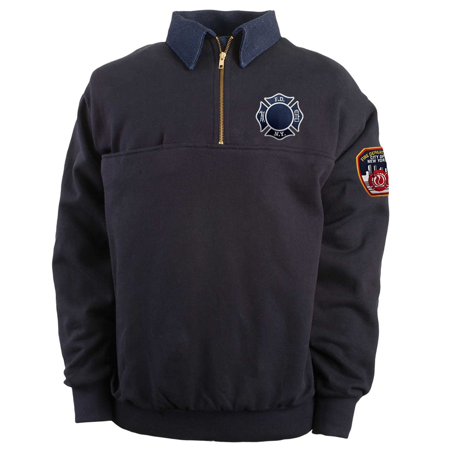 FDNY Denim Collar Job Shirt
