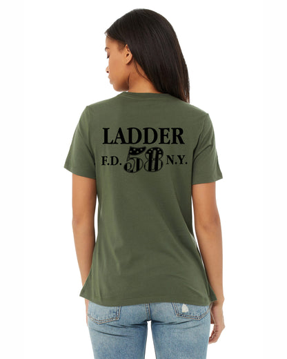 Women's Ladder 58 Military Green Tee