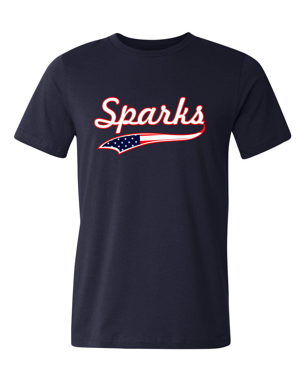 Sparks American Flag Logo Unisex T Shirt