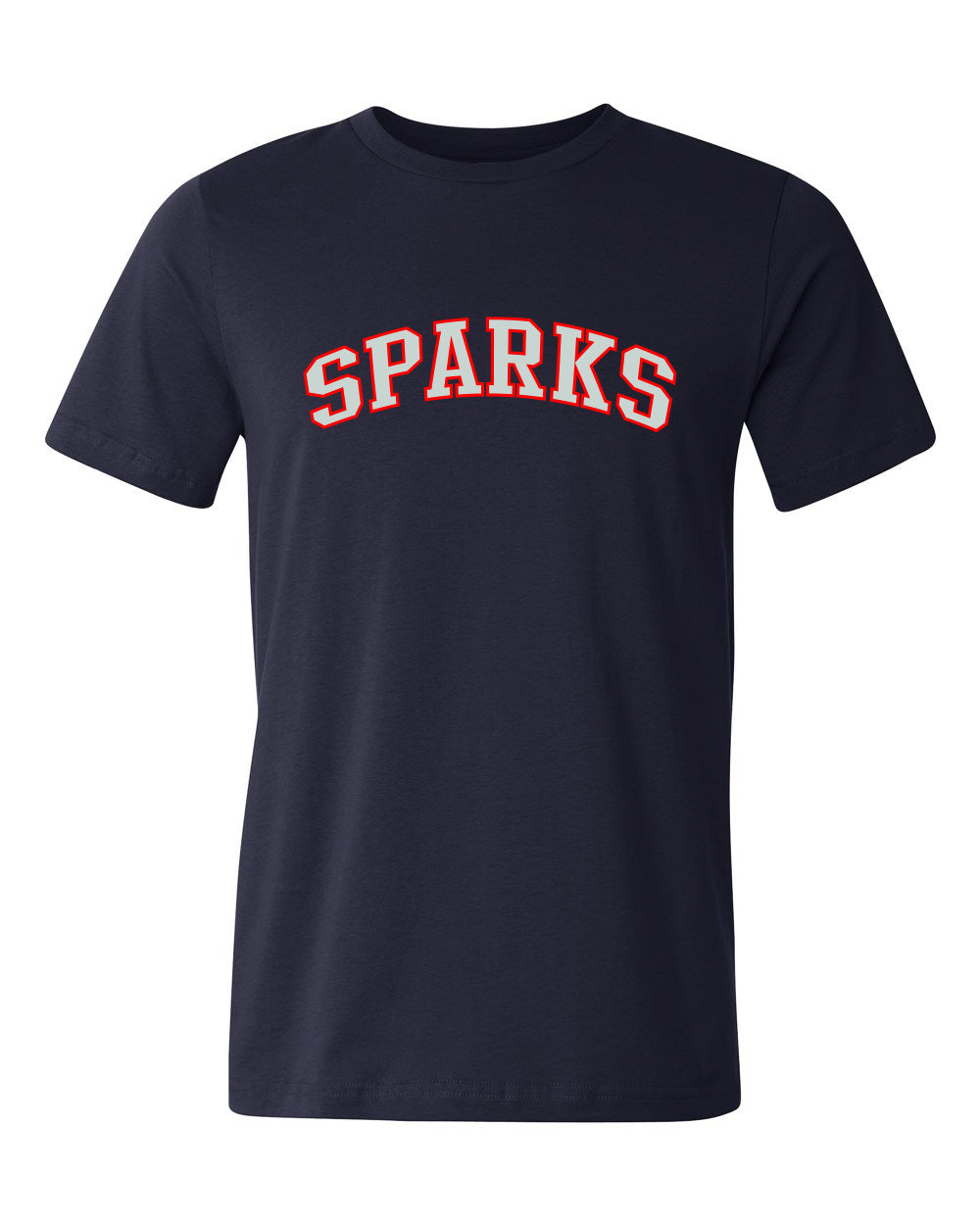 Sparks Collegiate Print Logo Unisex T Shirt