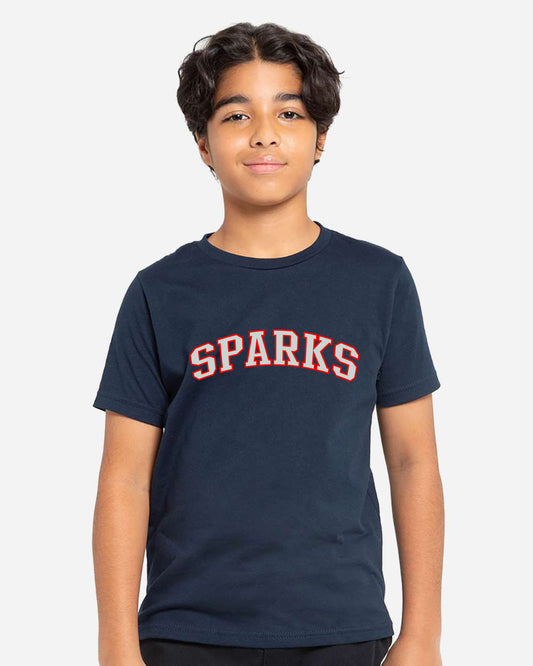 Sparks Collegiate Print Logo Youth T Shirt